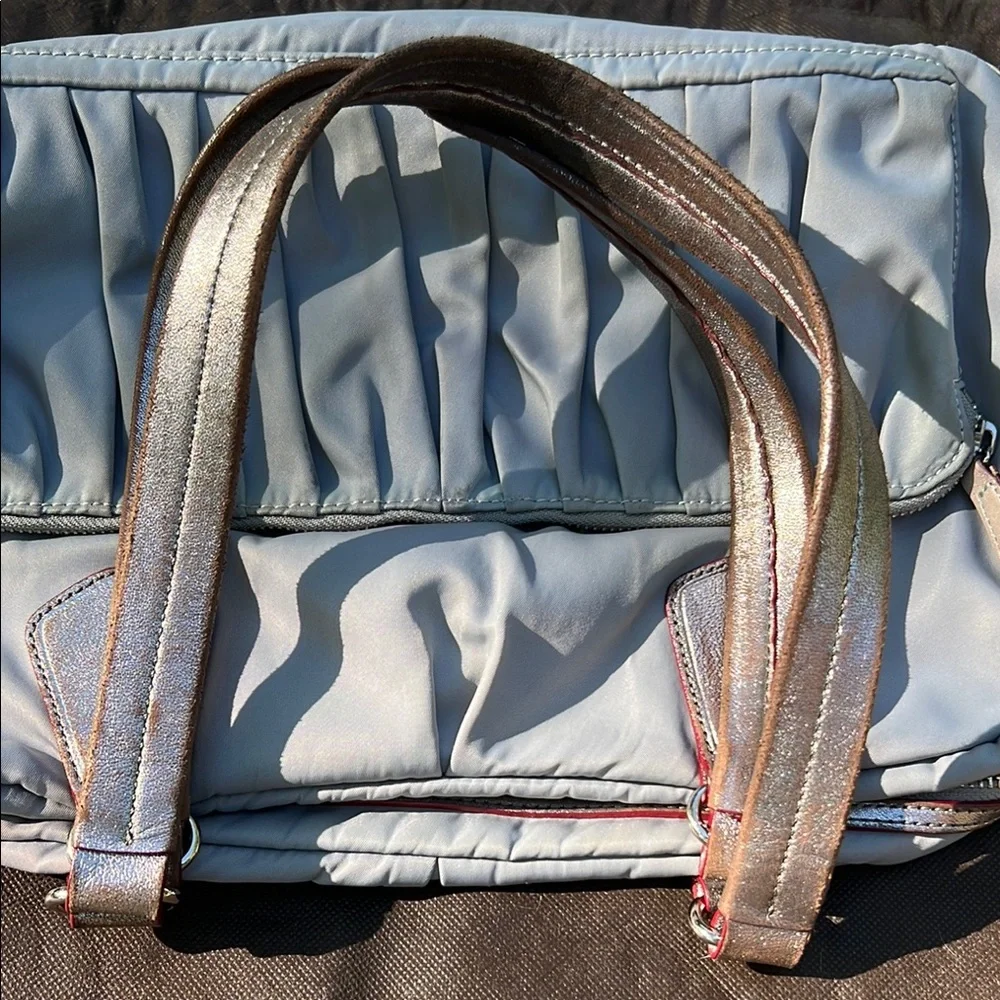 GUC MZ Wallace Nylon Gray Shoulder Bag - Picture 9 of 9